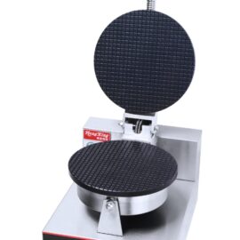 מכונת וופל בלגי לייצור גביעי גלידה מקצועית