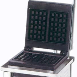 מכונת וופל בלגי תעשייתית למסעדות – 2 מלבנים