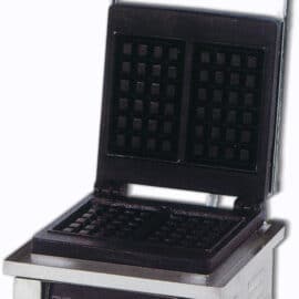 מכונת וופל בלגי תעשייתית למסעדות – 2 מלבנים