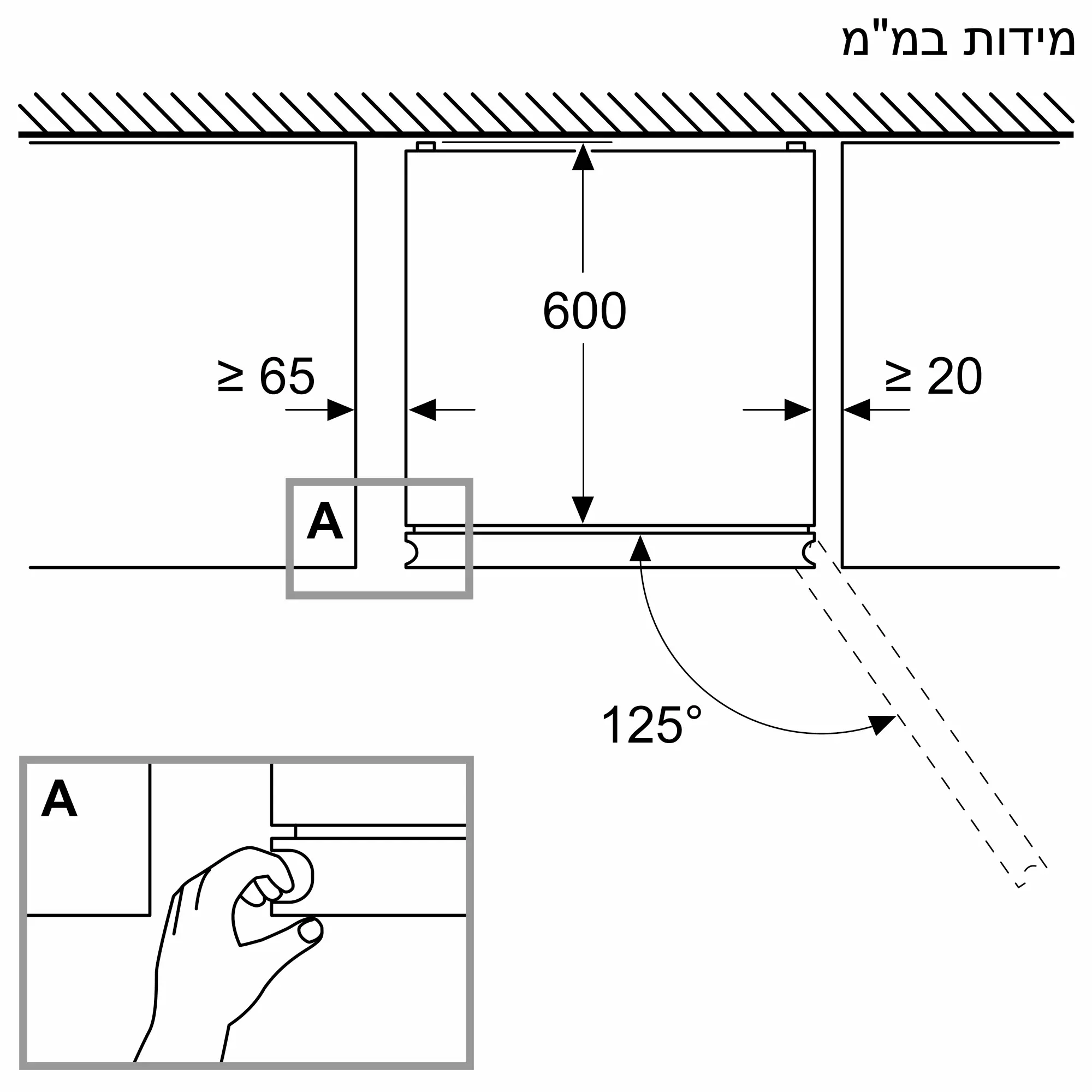 מקרר מקפיא תחתון 260 ליטר האייר Haier דגם KG39NVIDG