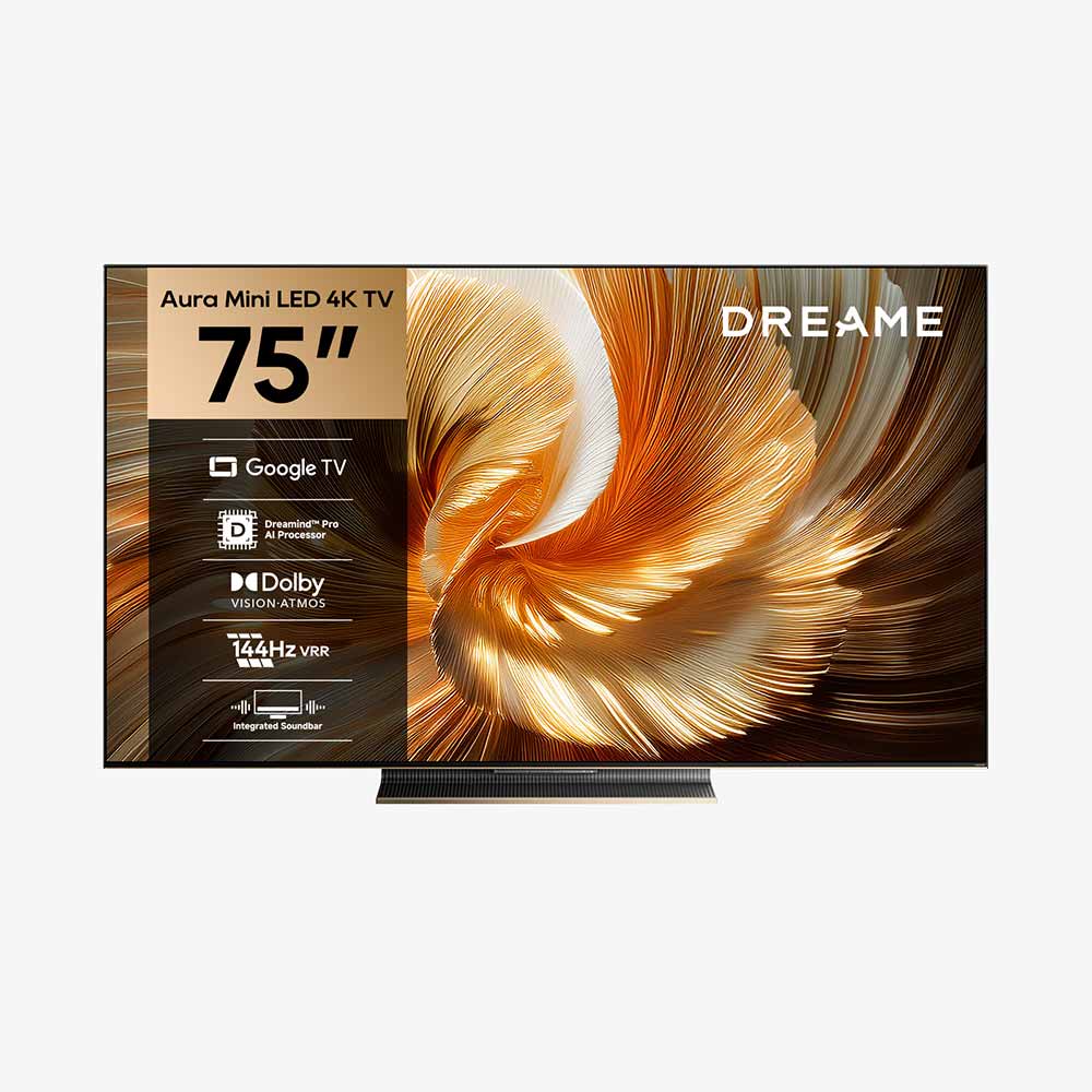 S100-75INCH מסך טלוויזיה 75" DREAME דרימי דגם QLED TV דגם - 75"S100